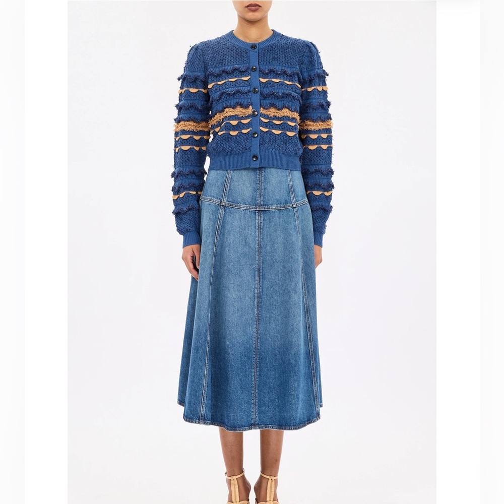 Ulla Johnson Cecilia Long Sleeve Cardigan - NEW!